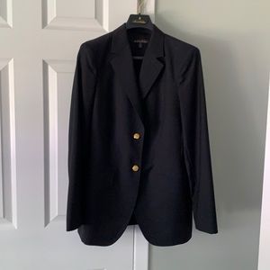 Brooks Brothers Loro Piana Wool Blazer-size 2 Navy